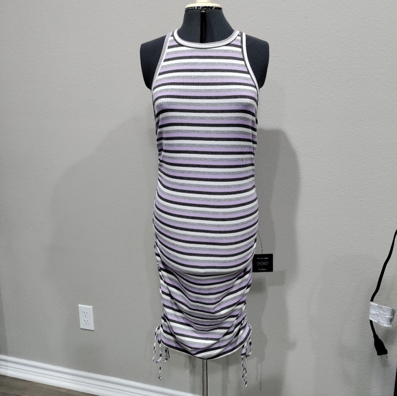 Lulus Dresses & Skirts - NWT Lulu's Made with love ribbed tank maternity dress size XL